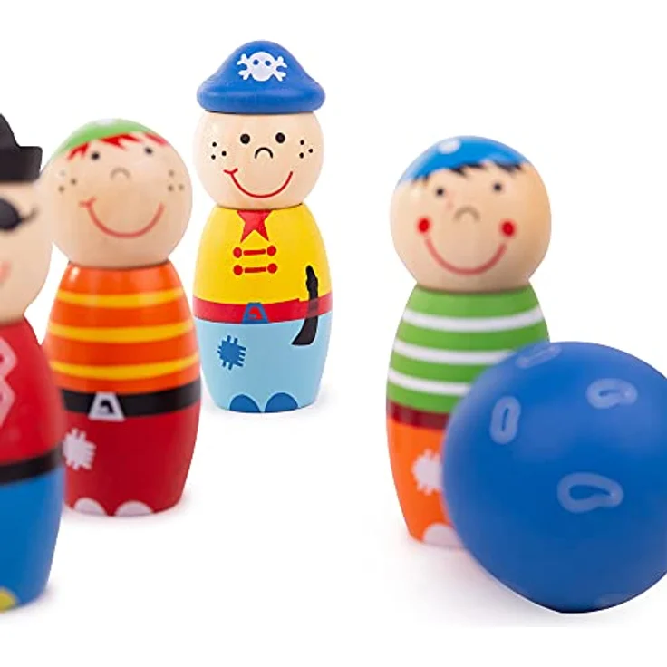 Bigjigs Toys Piratenkegel – Bild 2