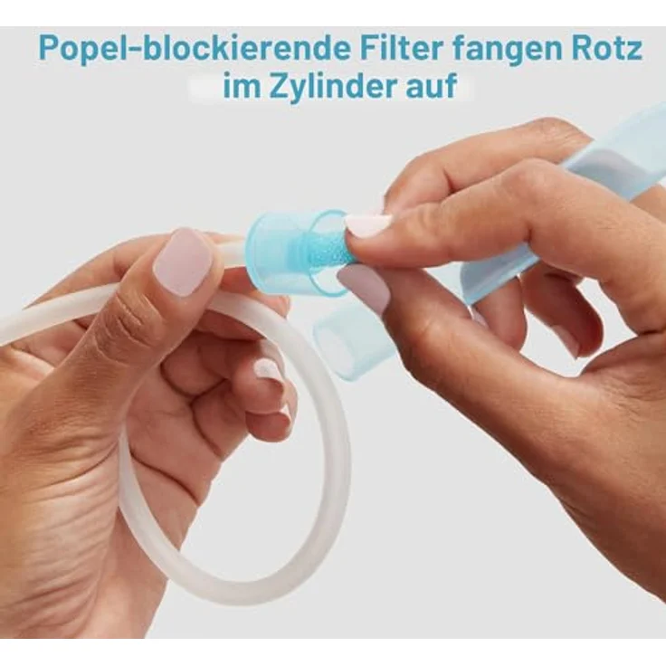 Frida Nosefrida Nasal Aspirator, sicherer Nasensauger ab Geburt, klinisch und arzt empfohlen – Bild 3
