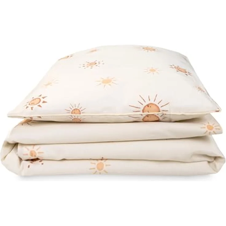 Julius Zöllner Bettwäsche Organic Sunshine, 2-teiliges Set, schadstoffgeprüft, Gr. 100x135 und 40x60 cm, hautfreundlich und atmungsaktiv – Bild 2