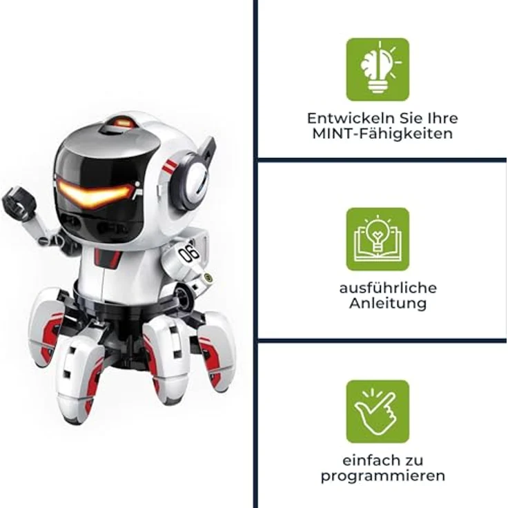 Velleman Roboter Bausatz Tobbie II, Micro:bit, programmierbarer Roboter für Kinder - STEM-Robotik, Lernen Programmieren, Geschenke für Kinder ab 14 Jahre - Elektronik Experimentierkasten – Bild 4
