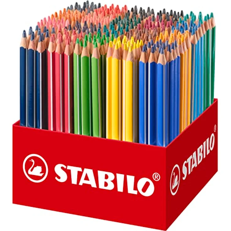Dreikant-Buntstift - STABILO Trio dick - 300er Pack - in 20 verschiedenen Farben – Bild 1