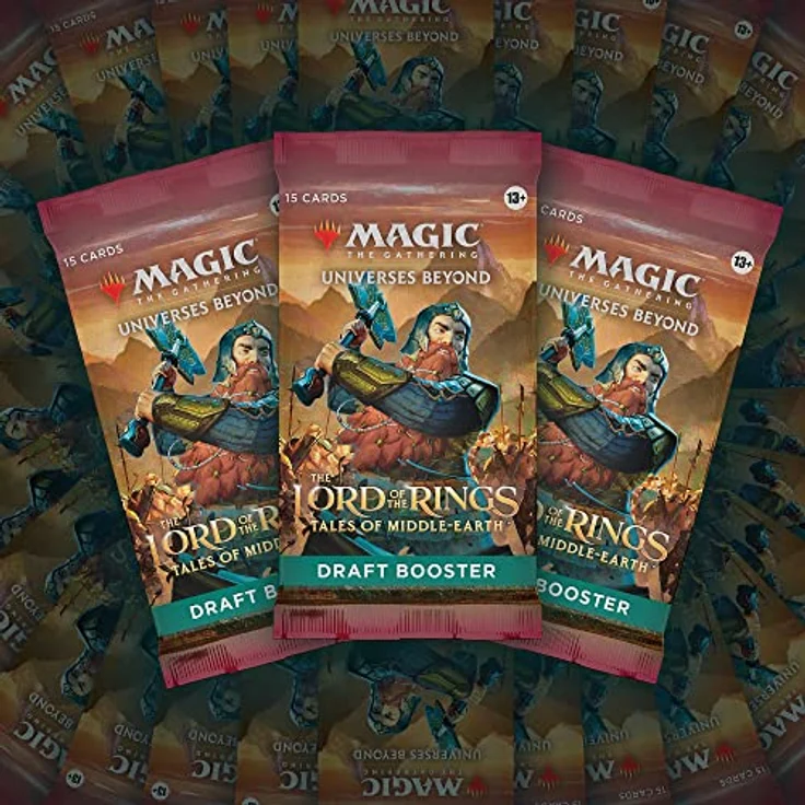 Magic: The Gathering The Lord of The Rings: Tales of Middle-Earth Draft Booster Box - 36 Packs + 1 Box Topper Card – Bild 3