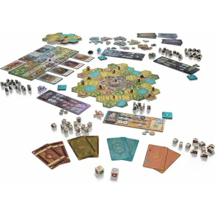 MM SPIELE Haunted Lands, Gesellschaftsspiel mit Geistern, Hochwertige Holzkomponenten, Für 2-4 Spieler ab 15 Jahren – Bild 4