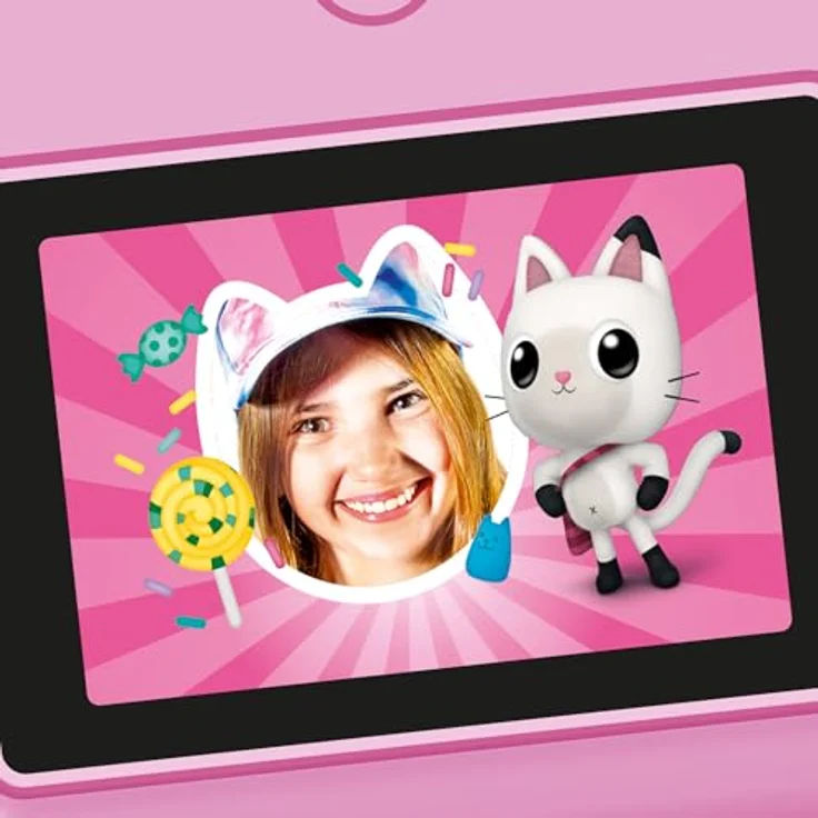 Canal Toys Gabby's Dollhouse, Digitalkamera mit Sofortdruck, multilingual, für Kinder ab 4 Jahren, 250 Fotos, individuell gestaltbar – Bild 2