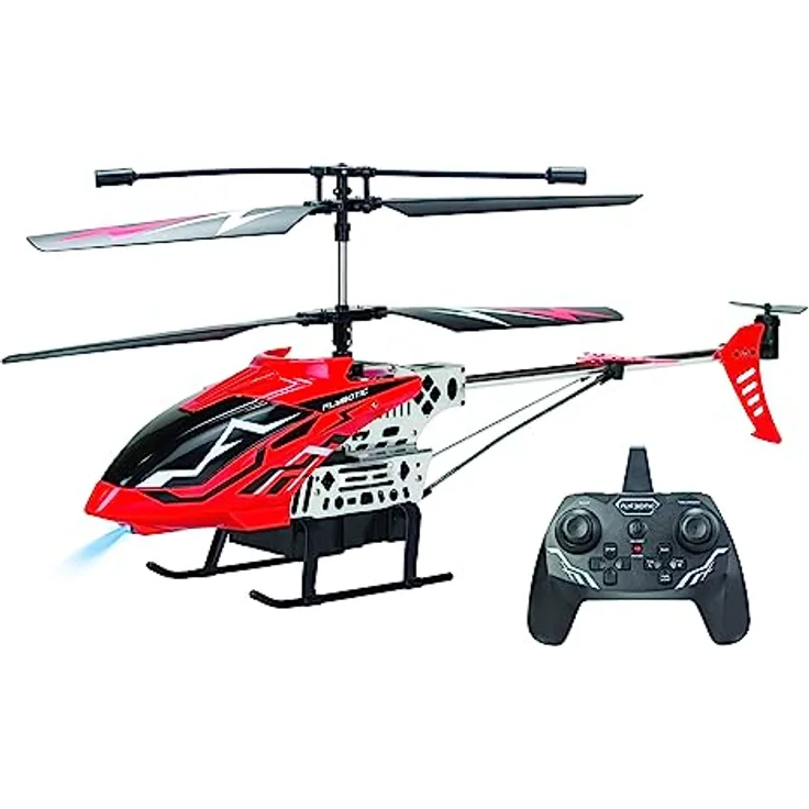 Silverlit FLYBOTIC Sky Knight, 43 cm großer Outdoor-Helikopter mit 2,4-GHz-Technologie, Lichteffekten, 3 Flugkanälen und integriertem Gyroskop, ab 14 Jahren