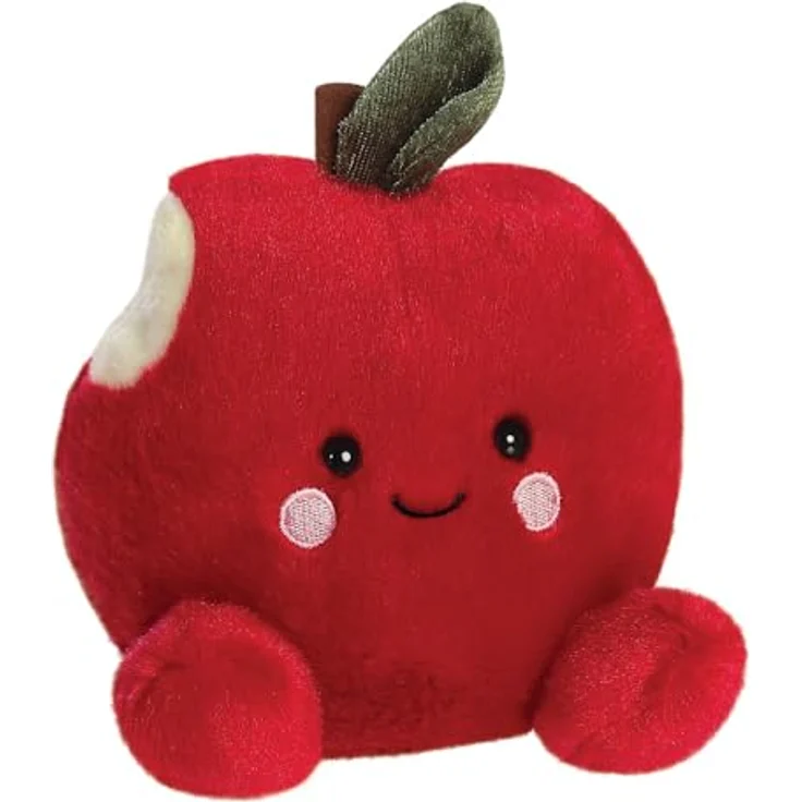 Aurora Palm Pals Crisp Red Apple, 12,7 cm Plüschtier, rot, mit recycelter Füllung und umweltfreundlichem Material – Bild 2