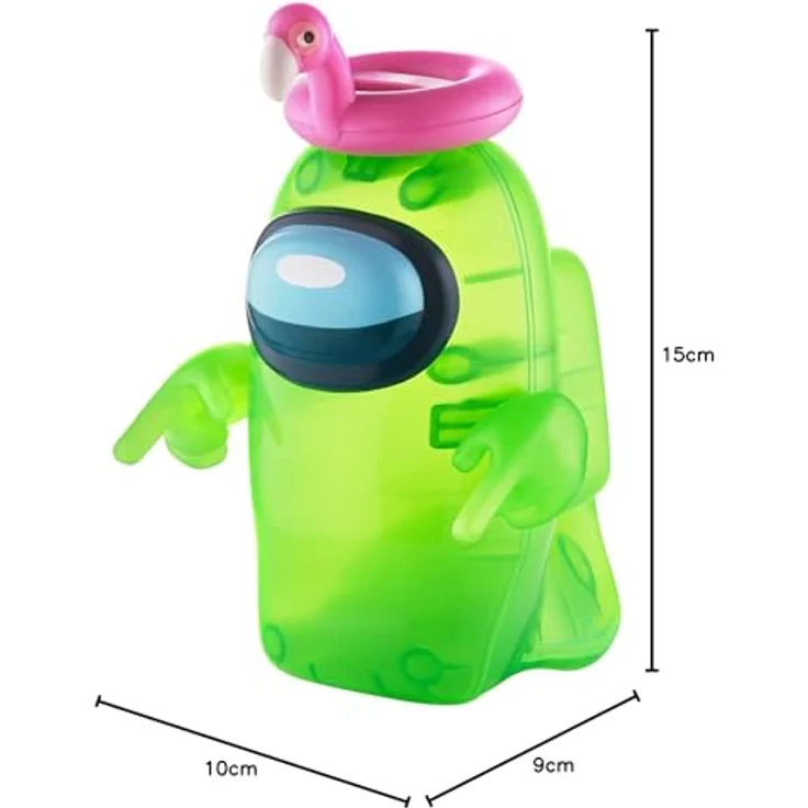 Bizak Among Us Actionfigur, Sonderedition, 15 cm, leuchtet im Dunkeln, wiederaufladbar, mit Zubehörteile – Bild 2