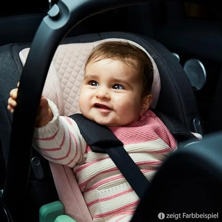 ABC Design Babyschale Tulip (Autositz Gruppe 0+ / i-Size) - Pure Edition - Nature, mit Sonnenschutz UV 50+ und modularem Sitzverkleinerer – Bild 8