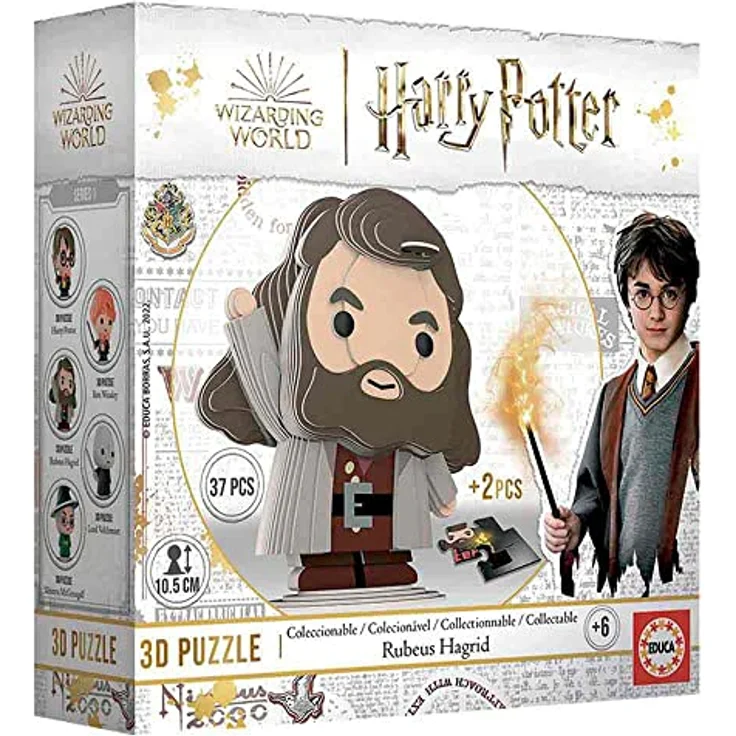 Educa Rubeus Hagrid 3D Puzzle, robustes und langlebiges Puzzle für Fans von Harry Potter – Bild 3