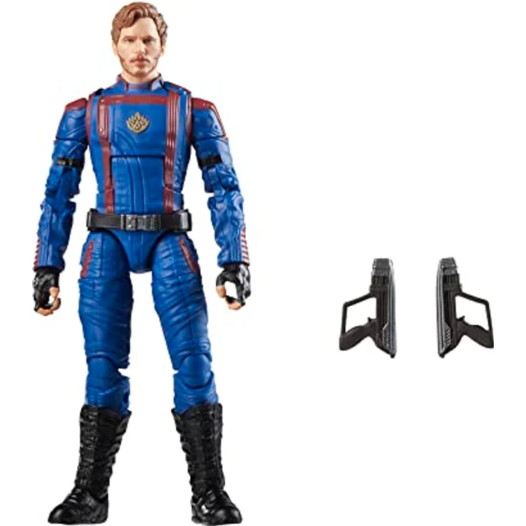 Marvel Legends Series Star-Lord, 15 cm Action-Figur mit 2 Blaster-Accessoires, inspiriert von Guardians of the Galaxy Vol. 3 – Bild 1