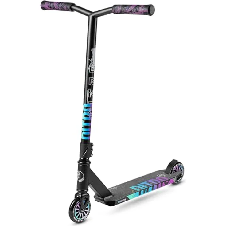 Movino Nitro Stunt Scooter für Kinder, leicht 3,2kg, ABEC-9 Lager, Y-BAR aus Stahl, optimal für Einsteiger im Skatepark – Bild 2