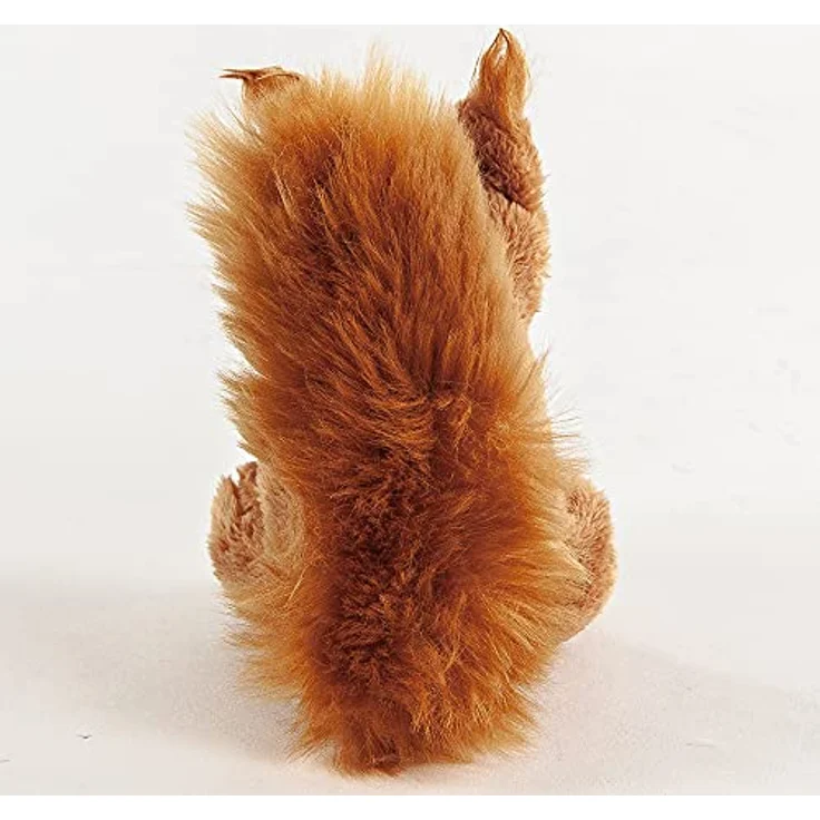 Teddys Rothenburg Eichhörnchen klein 11 cm braun Kuscheltier Plüschtier, sitzend, kuschelweicher Plüsch – Bild 4