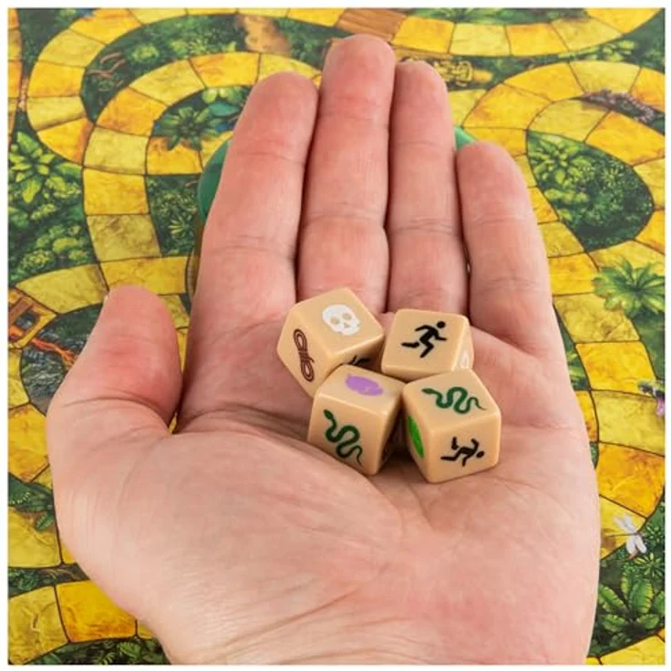 Spin Master Jumanji - deutsche Neuauflage Brettspiel, das actiongeladene Familienspiel für 2–4 mutige Abenteurer ab 8 Jahren – Bild 6