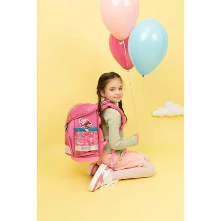 Belmil Classy Schulranzen-Set 4-teilig, ergonomisch, wasserdicht, 19 L, inkl. Turnbeutel und Schlamperetui, für Grundschule 1.-3. Klasse – Bild 7