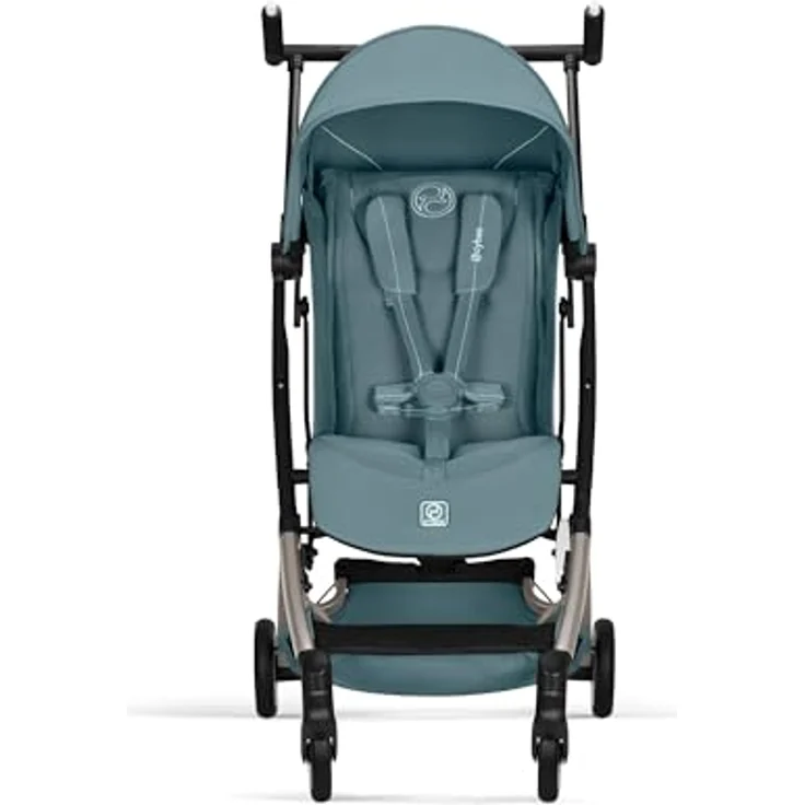 Cybex Gold Kinderwagen LIBELLE, ultrakompakt und ultraleicht (6 kg), handgepäcktauglich, Einhand-Gurtsystem, Stormy Blue – Bild 2