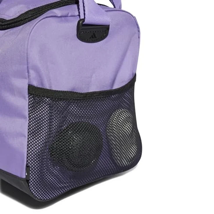 adidas Performance Sporttasche LINEAR DUFFEL S, Kindersporttasche mit Schuhfach, grau – Bild 5