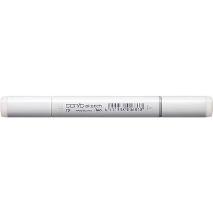 Copic COPIC Sketch Marker Typ T - 0, toner gray No. 0, professioneller Pinselmarker mit Super-Brush- und Medium-Broad-Spitze, schnelltrocknend und wischfest – Bild 4
