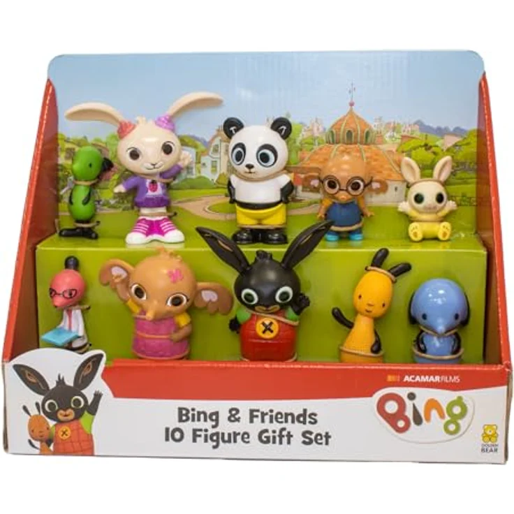 Bing 10 Figuren Set Freunde in Einer Packung - Brillanz, Spielzeug - 5 bis 9 cm - Bing Fans - 18 Monate+ – Bild 2