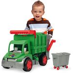 WADER 67015 Traktor Gigant Farmer Müllwagen, Grün, Standard