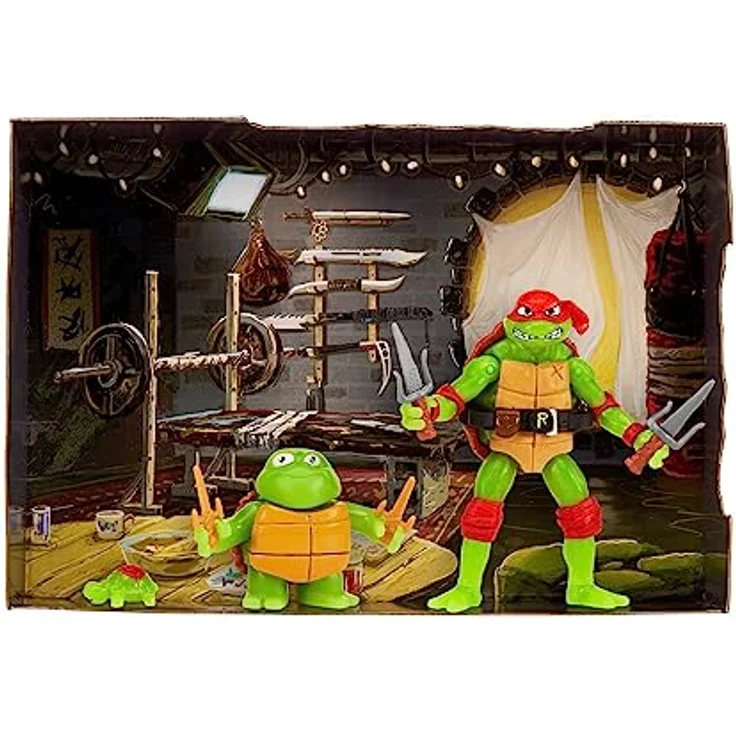 Teenage Mutant Ninja Turtles Krieger Ninja Turtles Evolution Raphael 3er Pack, Sammelfiguren – Bild 5