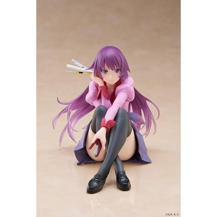 Taito Monogatari PVC Statue Hitagi Senjougahara, 13 cm, Sammelfigur mit Standfuß, offizielles Lizenzprodukt – Bild 2