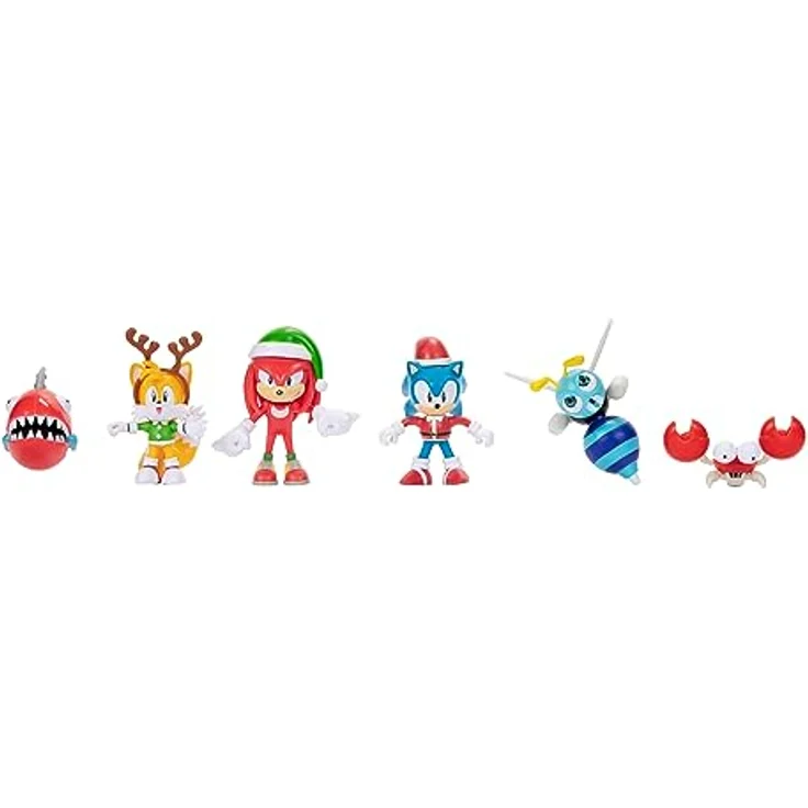 Jakks Pacific Unisex Kinder Adventskalender Sonic The Hedgehog, Nintendo Sonic mit 24 Überraschungen, inklusive Spielkulisse, Sammel- und Spielfiguren, Zubehör - blau - Preisvergleich – Bild 5