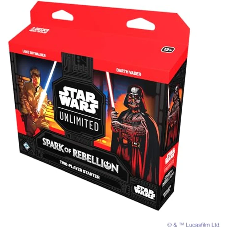 Fantasy Flight Games Star Wars: Unlimited – Spark of Rebellion Two-Player Starter - EN, Sammelkarte mit ikonischen Helden und Raumschiffen – Bild 1
