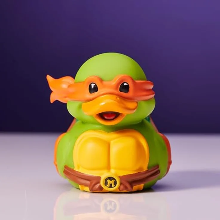 Numskull Teenage Mutant Ninja Turtles Tubbz Mini PVC Figur Michelangelo, 5 cm, Sammelfigur in Entenform – Bild 3
