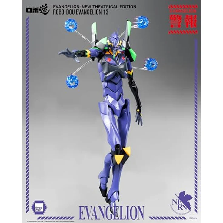 ThreeZero Evangelion 13, 28 cm Actionfigur aus "Evangelion: New Theatrical Edition" mit Zubehör in Fensterbox – Bild 15