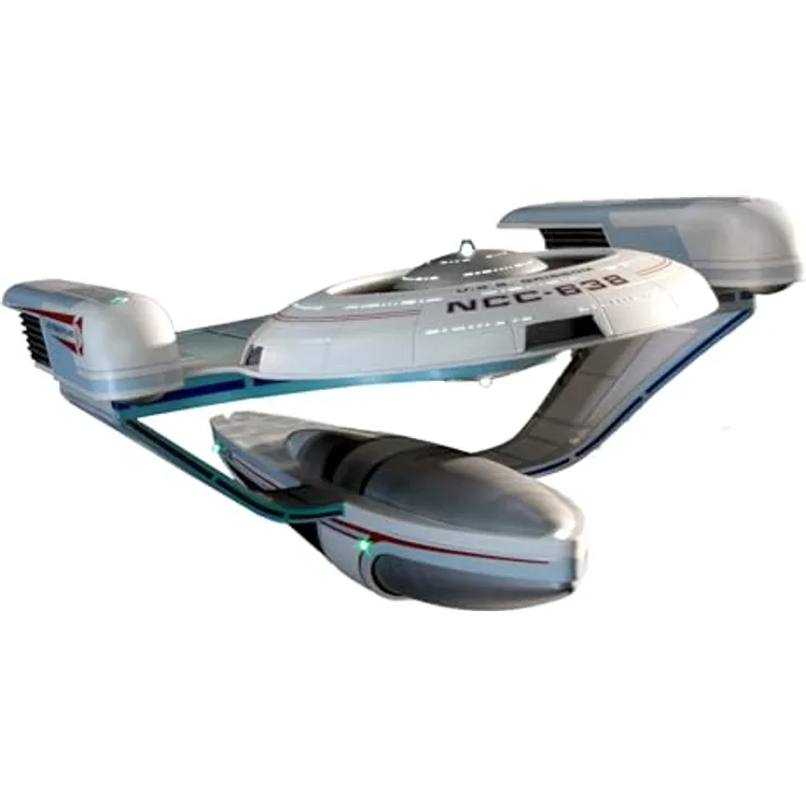 Polar Lights AMT - 1/350 Star Trek U.S.S. Grissom NCC-638 - Plastikmodellbausatz, Weiß - Maßstab 1:350