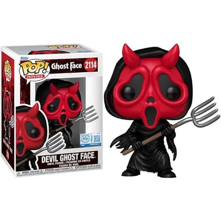 Funko Scream Figur, Ghost Face Teufels-Variante, Vinyl Sammelfigur in Geschenkbox – Bild 2
