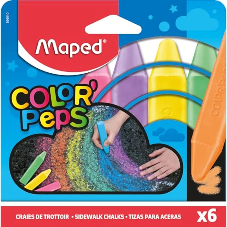 Maped Straßenmalkreide COLORPEPS, 6er Kartonetui – Bild 2