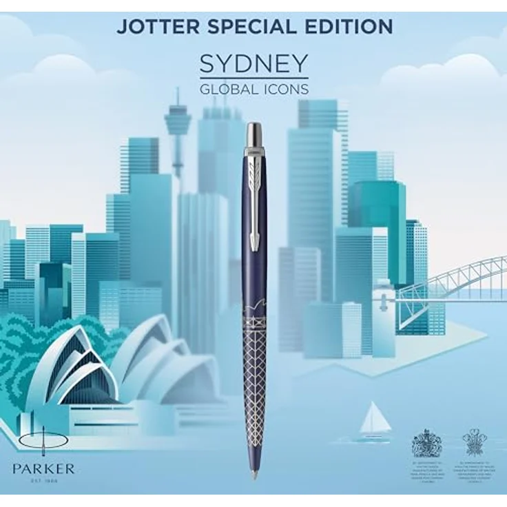 Parker Pen Global Icons Sydney, Schreibstift im urbanen Design, blau – Bild 2