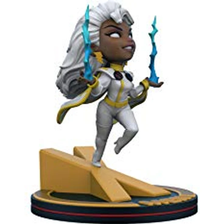 Quantum Mechanix X-Men Storm Q-Fig Diorama Figur, detailreiche Sammelfigur aus PVC, 10 cm, mehrfarbig – Bild 2