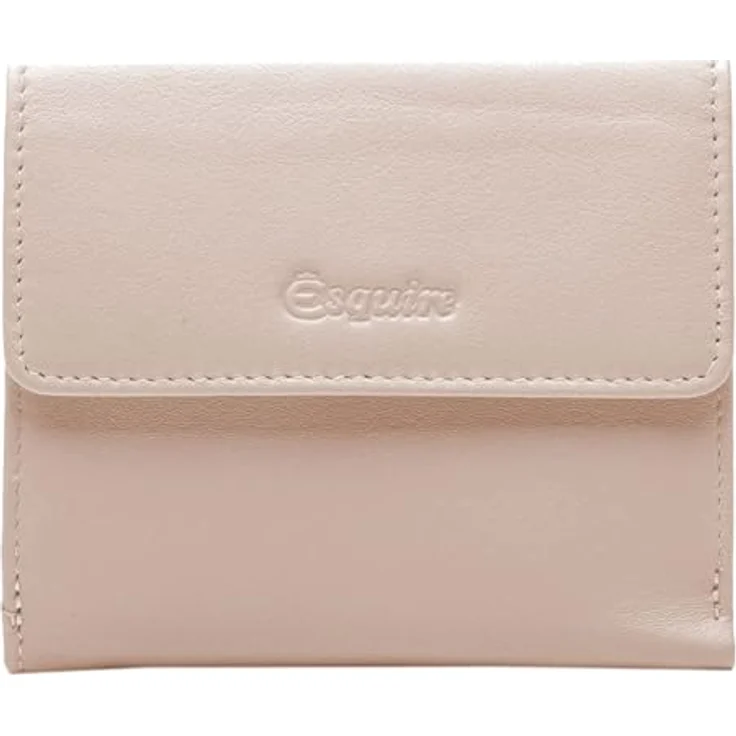 Esquire Viktoria Geldbörse RFID, Kinderportemonnaie aus 100% Leder, 10 cm x 8 cm x 1 cm, beige – Bild 1