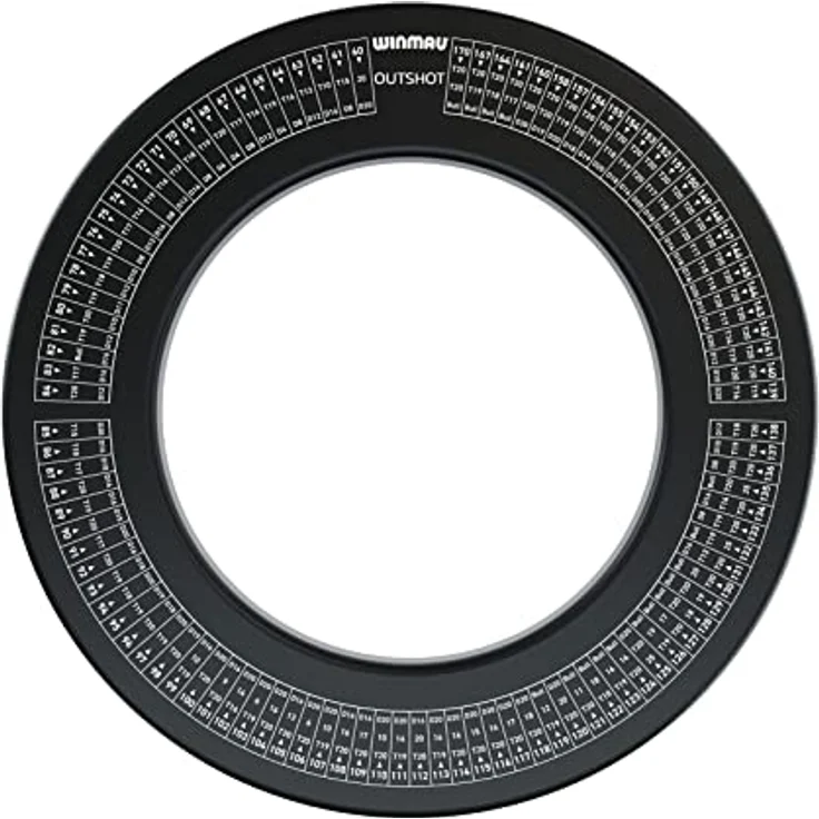 Winmau Catchring Outshot 4419, Auffangring für Dartspiele, schwarz, schützt Wände und Böden, Durchmesser 68 cm, kompatibel mit Winmau-Dartboards – Bild 2