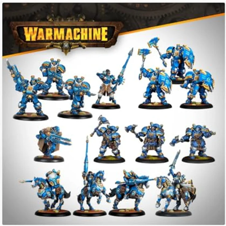 Steamforged Games Warmachine: Cygnar Storm Legion Auxiliary Expansion, Erweiterung mit Warcaster Captain Madison Calder, fünf neuen Einheiten und Solos für strategische Combat-Optionen