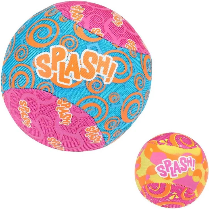 Toi-Toys Splash Wasser-Flummi Wasserball, bunter Wasserball in zufälligen Farben, ideal für Sommerpartys und Wasserspiele