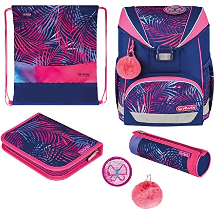 Herlitz Schulranzenset UltraLight Plus Tropical Chill – Bild 2