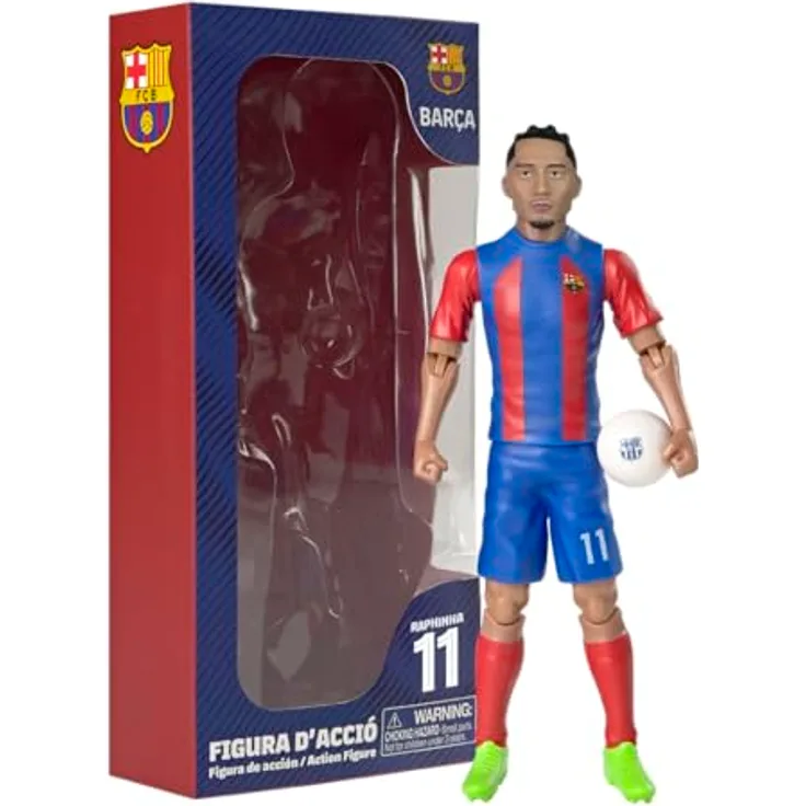 Nobrand Socker FC Barcelona Raphina, Sammelfigur aus PVC, 20 cm, authentisches Sammlerstück