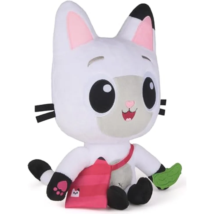 Gabby's Dollhouse interaktiver Plüsch Panda Pfötchen, 33cm mit 4 Zubehörteilen und Umhängetasche, für Kinder ab 3 Jahren – Bild 1