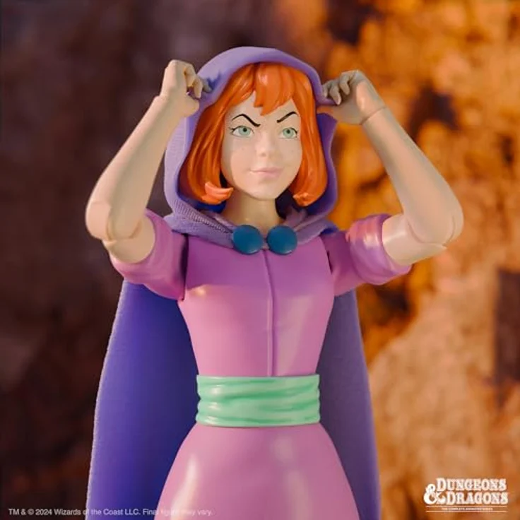 Super7 Dungeons & Dragons Ultimates Actionfigur Sheila The Thief, 18 cm, voll beweglich mit Zubehör und Austauschteilen – Bild 2