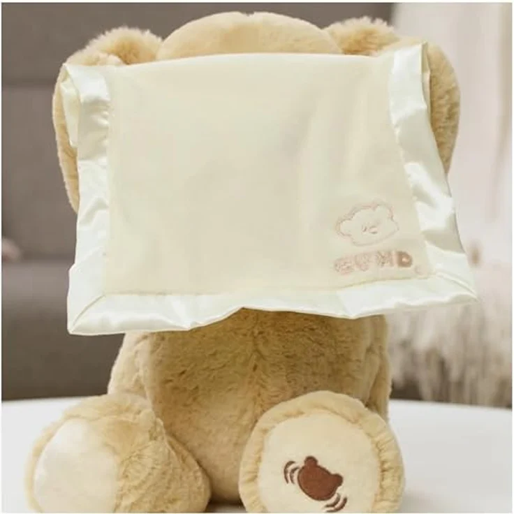 GUND Peek-A-Boo Teddy Bear, Animierter Plüsch, 11,5 Zoll, für Babys und Neugeborene mit Guck-a-Boo-Spiel und abwaschbarer Oberfläche – Bild 4