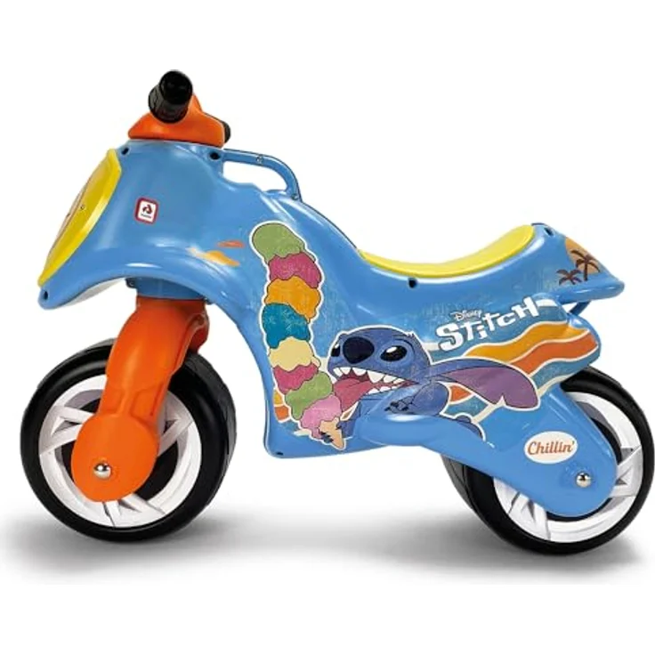 INJUSA Neox Stitch Laufrad für Kinder ab 18 Monaten, breitere Räder, ergonomisches Design, Tragegriff, offizielle Disney Dekoration, hergestellt in Spanien – Bild 3