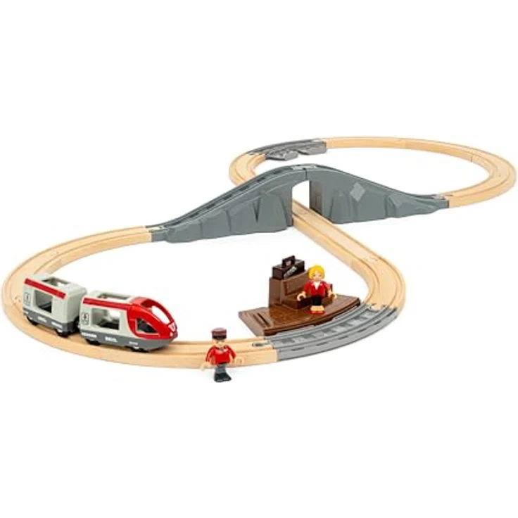BRIO® Spielzeug-Zug Holzzug BRIO Reisezug Starter Set A, FSC® - schützt Wald - weltweit – Bild 6