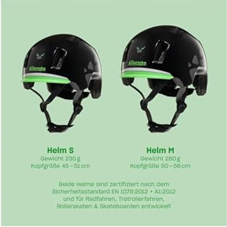 Affenzahn Fahrradhelm für Kinder Einhorn - Rosa, Individuell verstellbar, Größe S/M, Sichtbarkeit durch integriertes Rücklicht – Bild 4