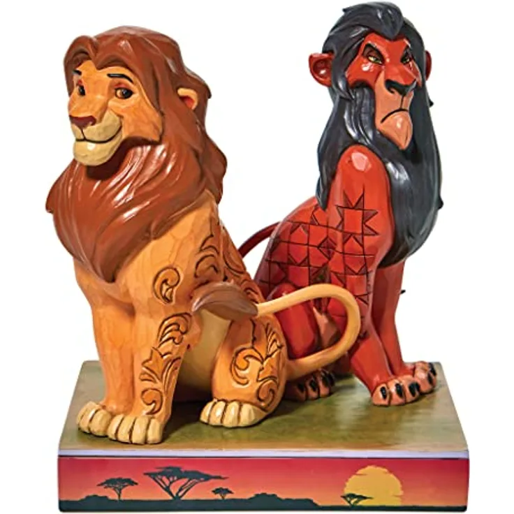 Disney Traditions Simba and Scar Figur, Höhe 16,5 cm