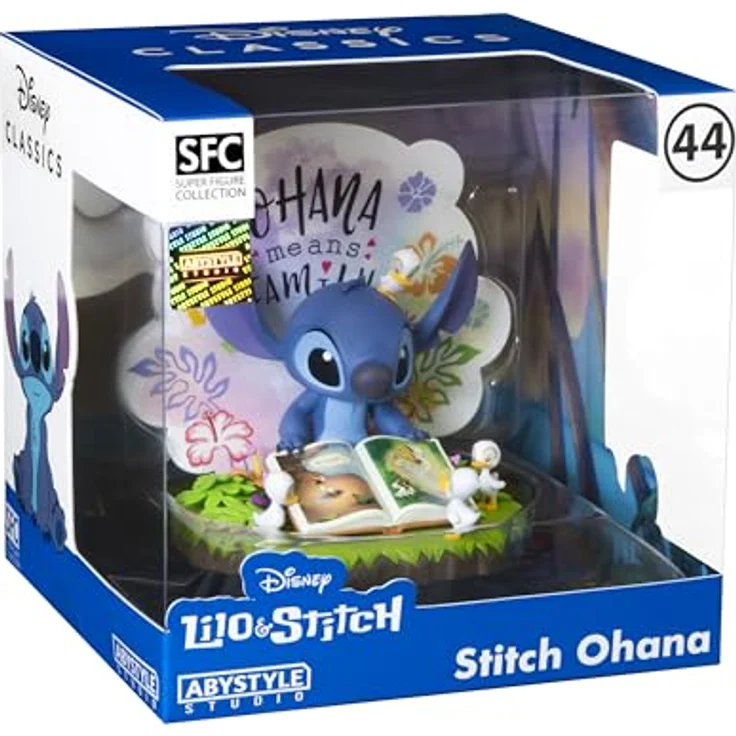 ABYstyle DISNEY Sammelfigur - Figurine Stitch Ohana, detailgetreu und charmant aus dem Disney-Film "Lilo & Stitch" – Bild 5