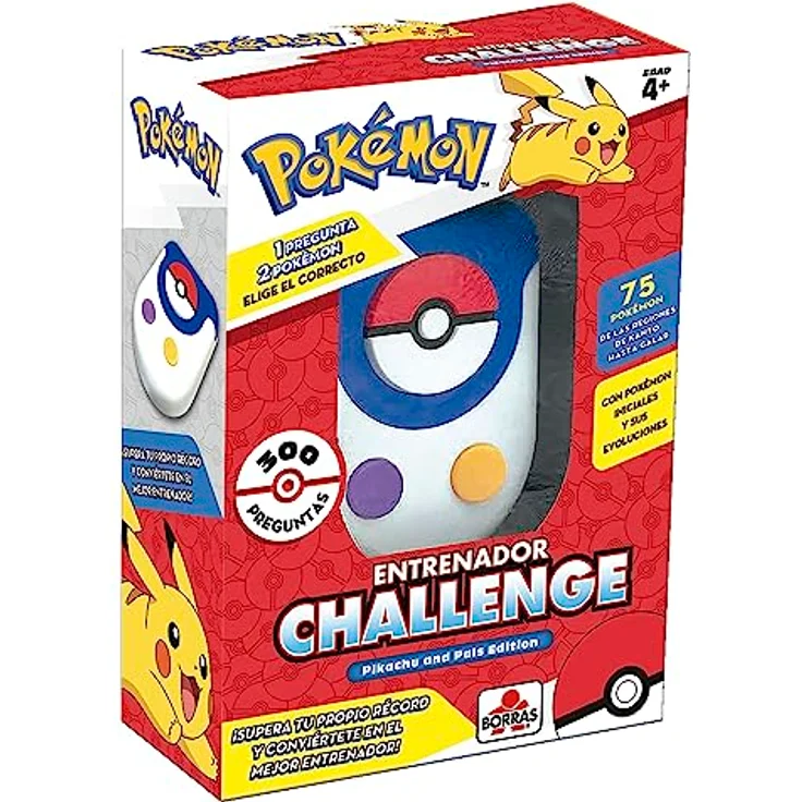 Educa Borras Pokémon Trainer Challenge, interaktives Brettspiel mit elektronischem Detektor für Einzelspieler und Pokémon-Fans – Bild 4