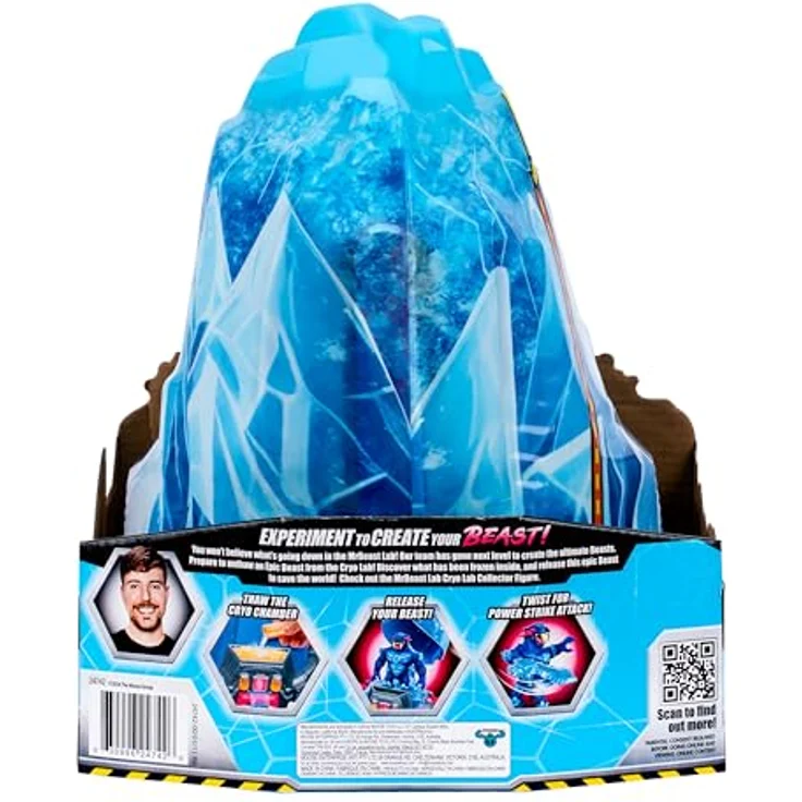 Moose Toys MR BEAST LAB S2 Cryo Lab, Sammelfigur Set mit Panther und Tiger, 18 cm groß, über 30 Soundeffekte, 2 Waffen, inkl. Demobatterien – Bild 3